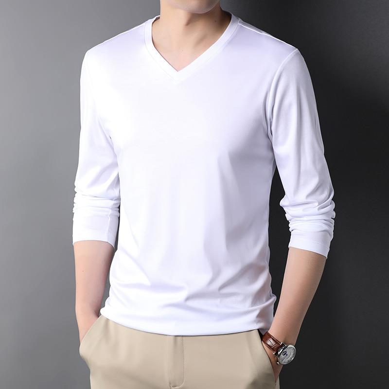Мужская футболка с длинным рук – обзор и цена Undershirt Crew Neck